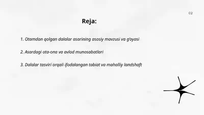Otamdan qolgan dalalar 2