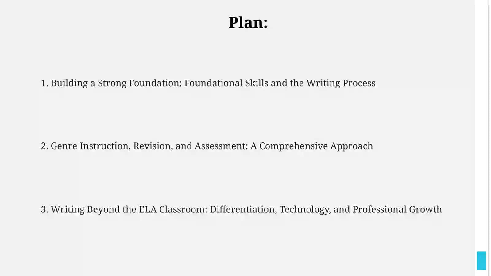 Teaching Writing 2