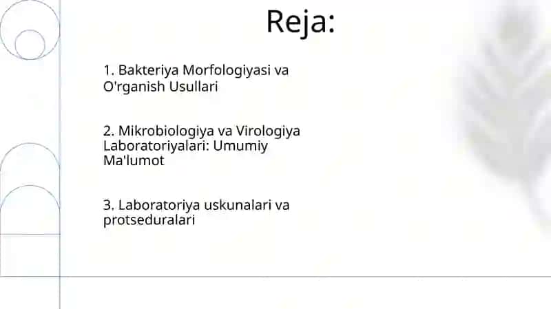 Mikrobiologiya va Virologiya Laboratoriyalari 2
