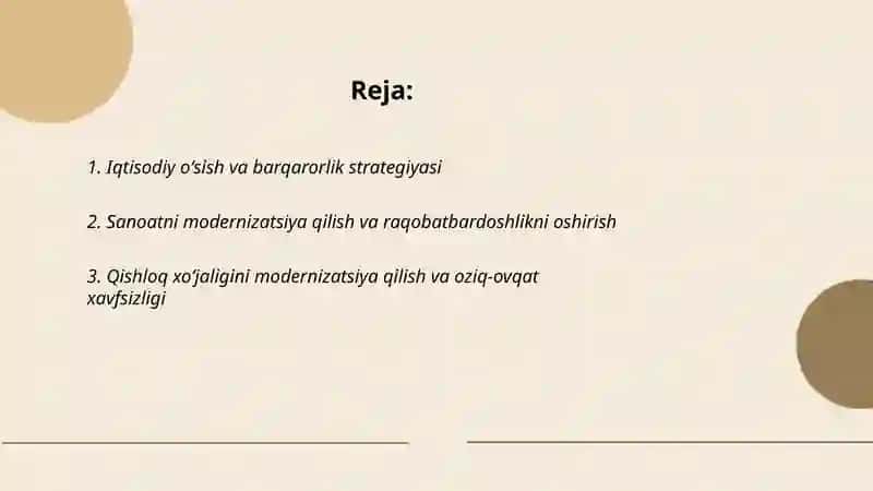 Yangi Oʻzbekiston taraqqiyot strategiyasi 2