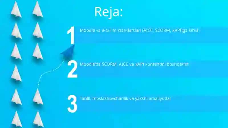 MOODLE LMS AICC SCORM va TinCAn tushunchalari haqida 2