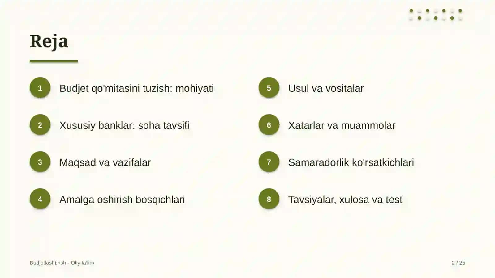 xususiy banklarda budjet qo'mitasini tuzish 4462 2