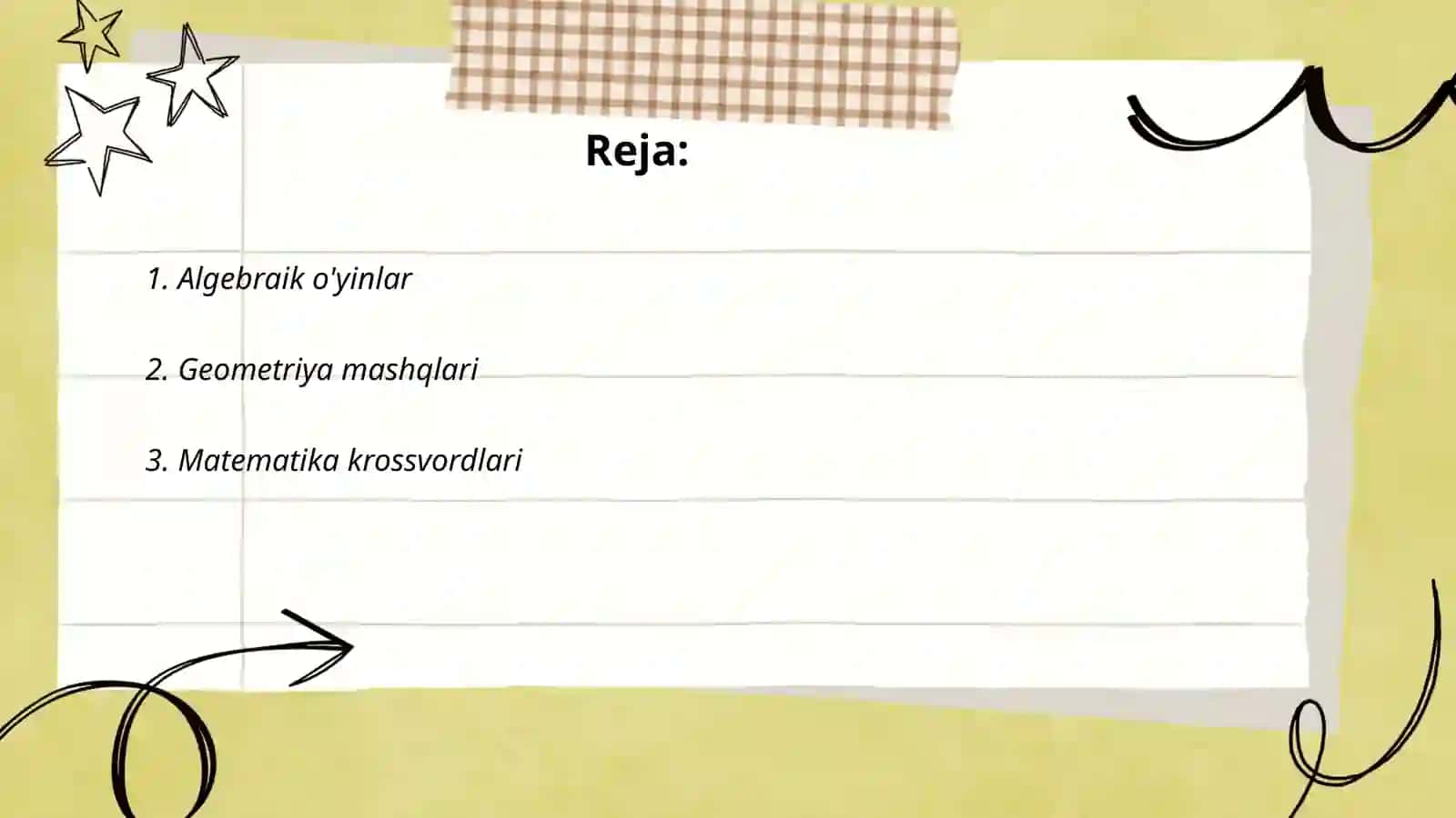 Matematik o'yinlar 2