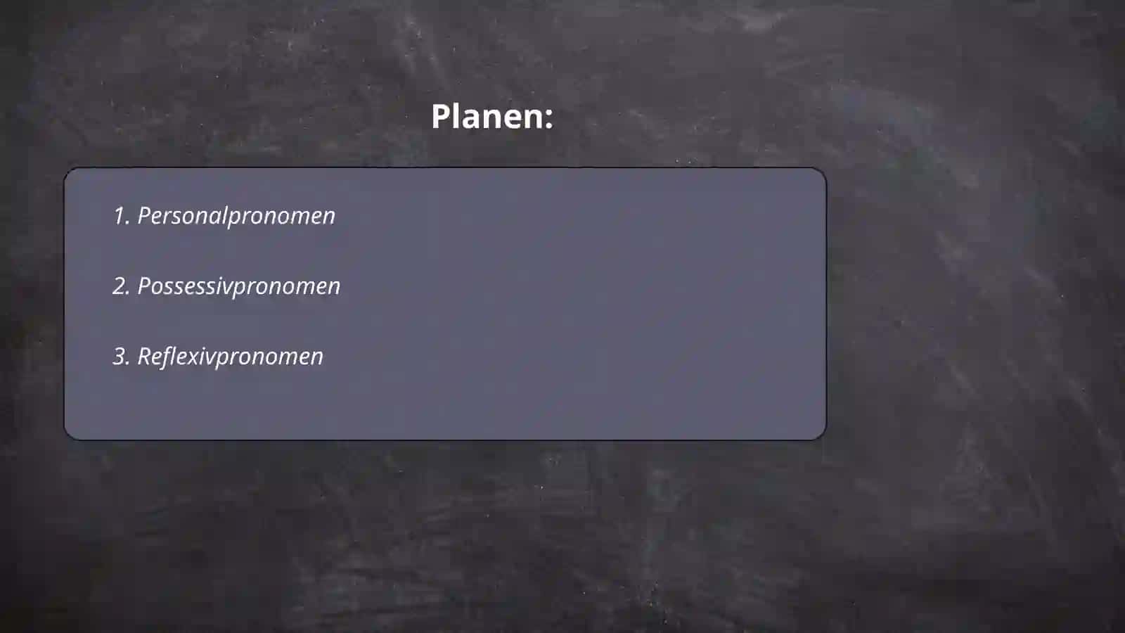 Pronomenlar 2