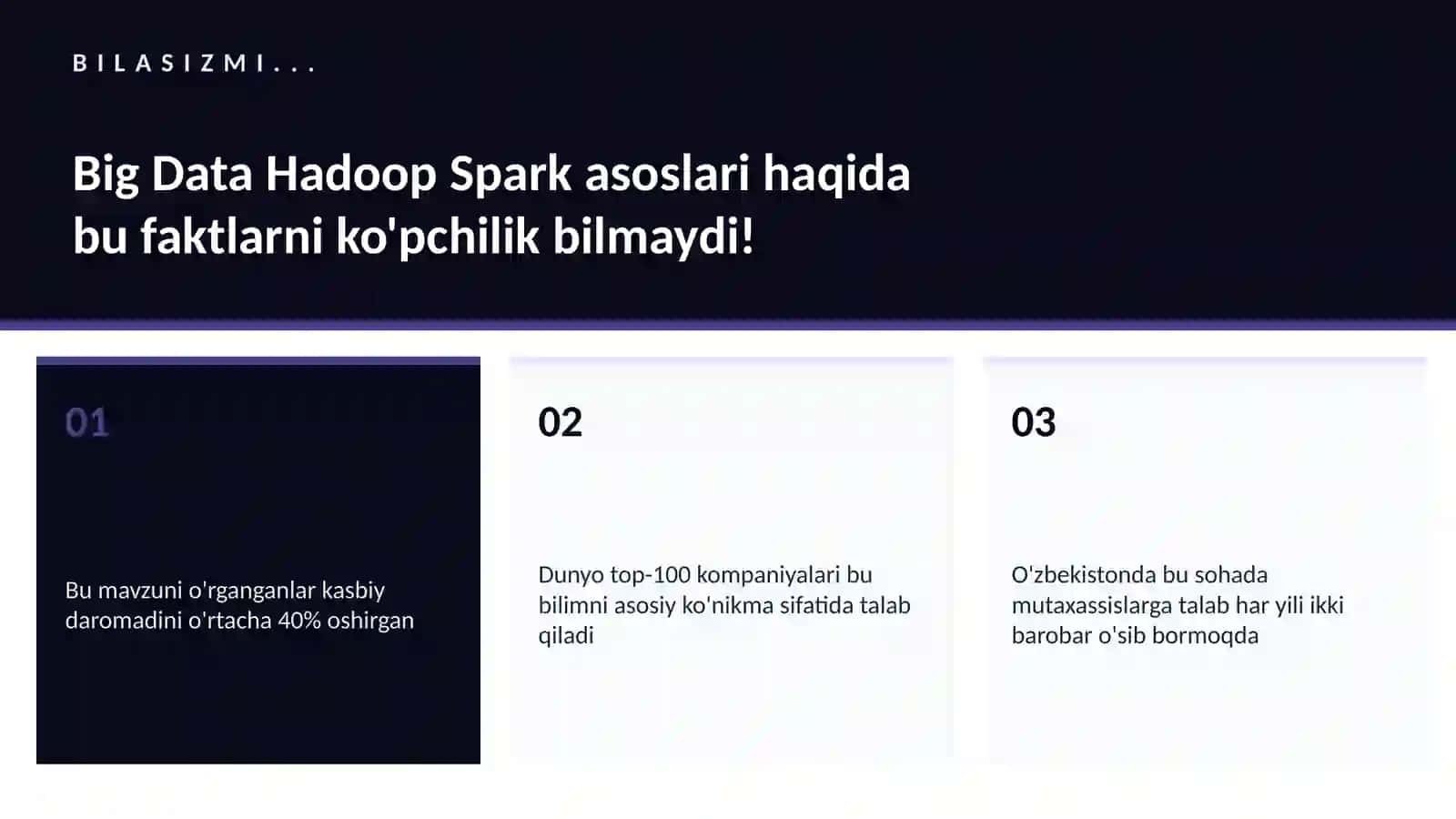 Big Data Hadoop Spark asoslari 2