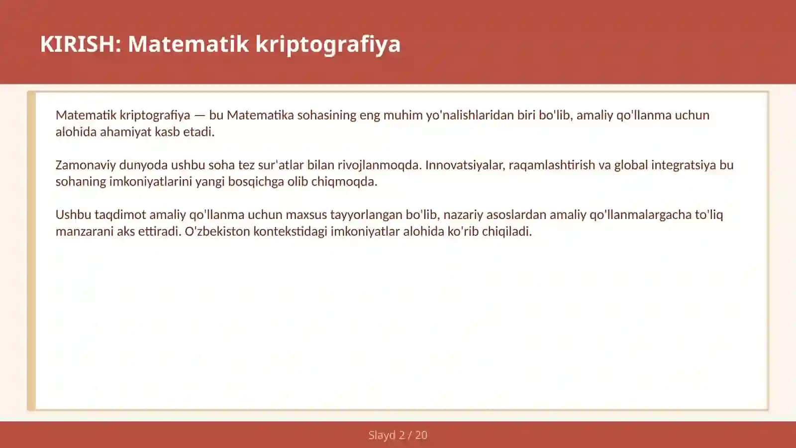 MATMATIK KRIPTOGRAFIYA 2