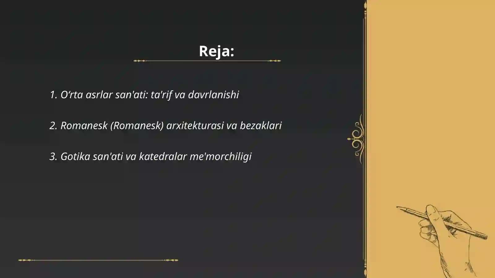 Oʻrta asrlar sanati 2