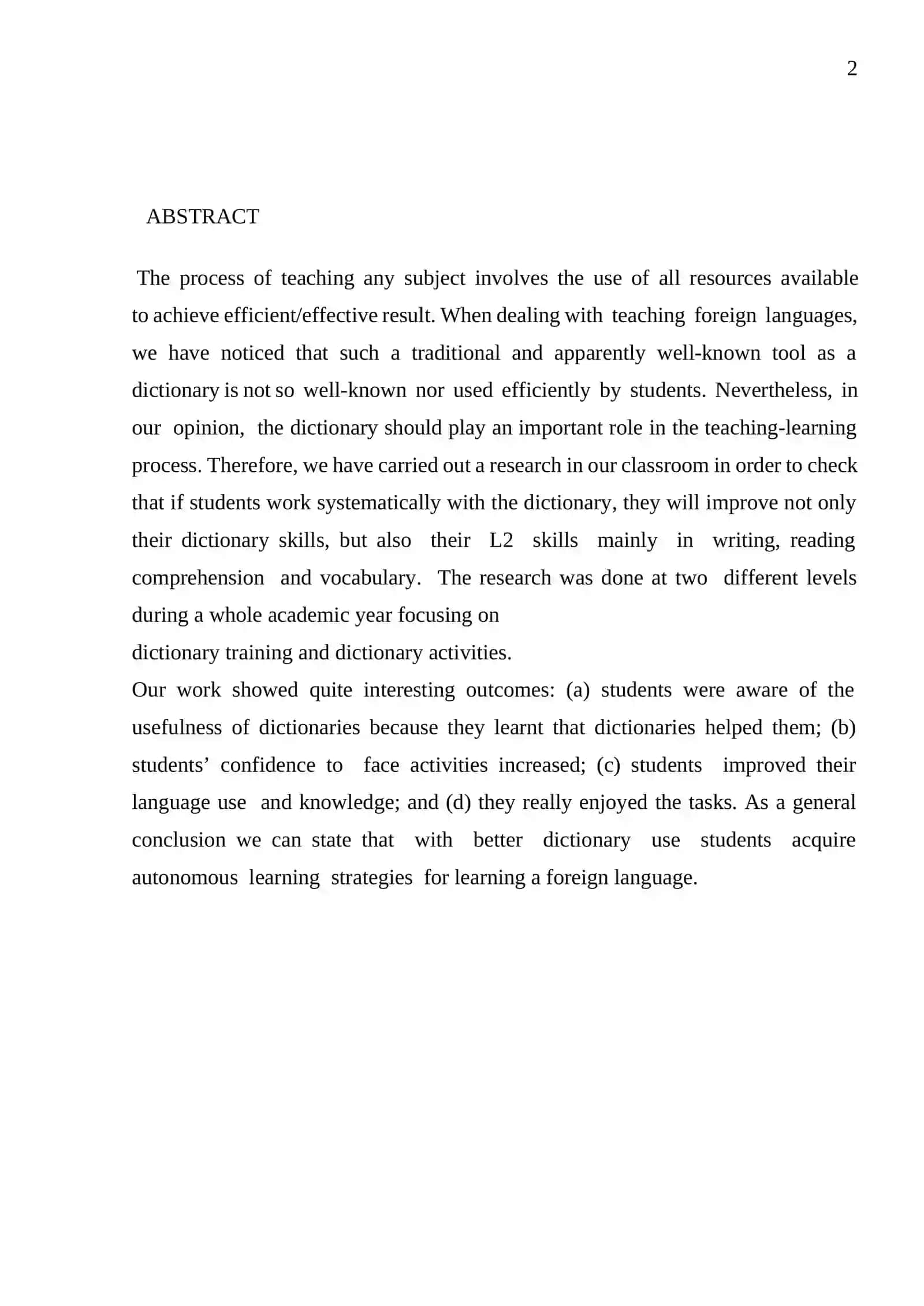 Language Teaching Methodology 2
