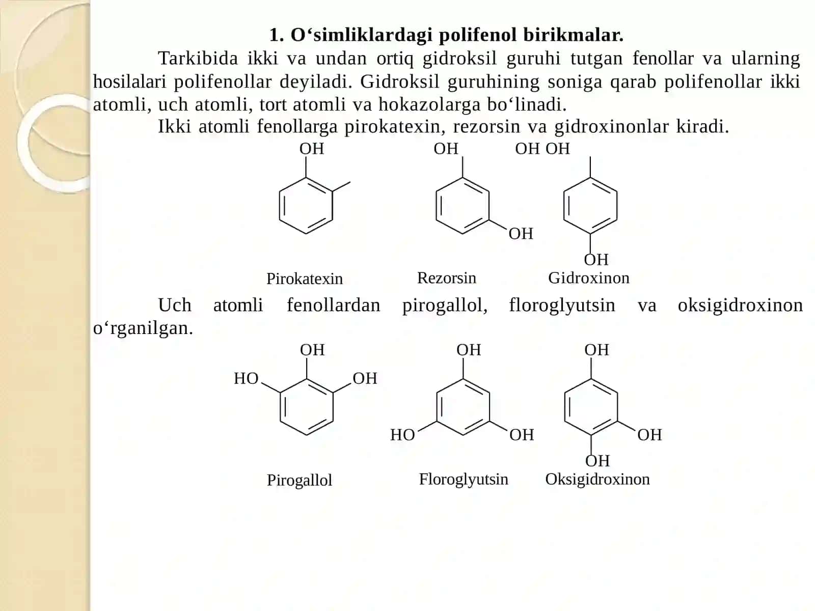 ALKOLOIDLAR  FENOL  BIRIKMALAR.  fLAVONOIDLAR 2