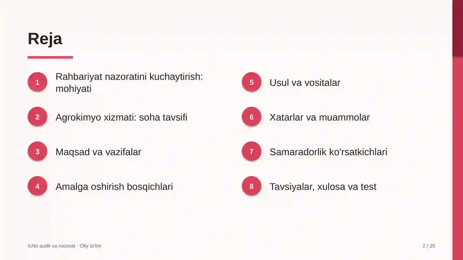 Agrokimyo xizmatida rahbariyat nazoratini kuchaytirish 2