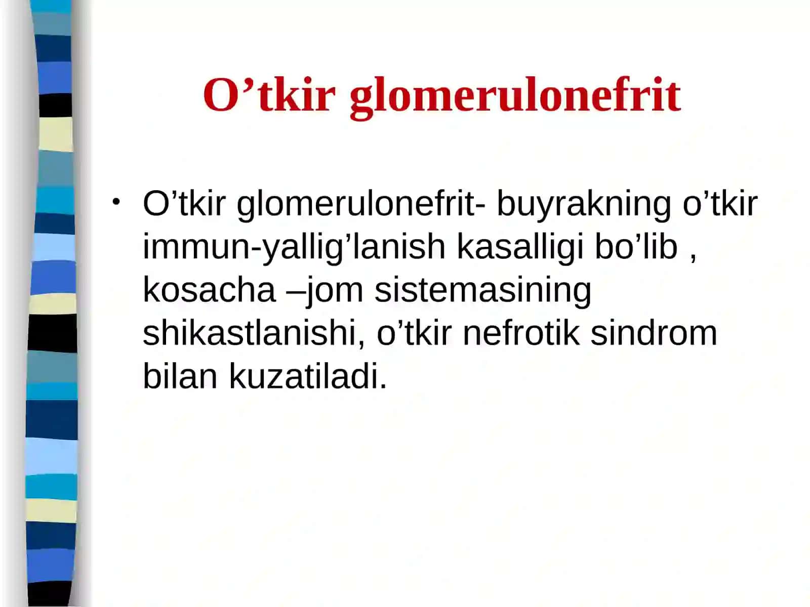 O’tkir va surunkali glomerulonefrit 2