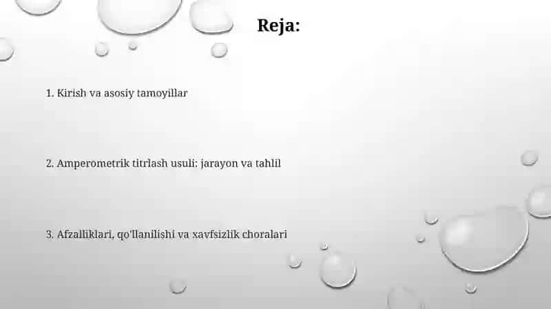 Amperometrik titrlash 2