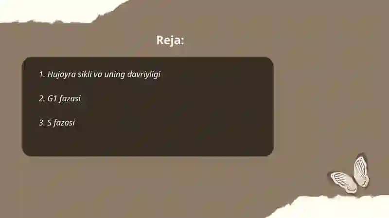 hujayra sikli va uning davomiyligi 2