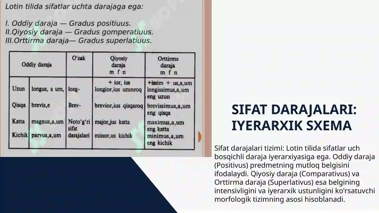 Sifat darajalari 2