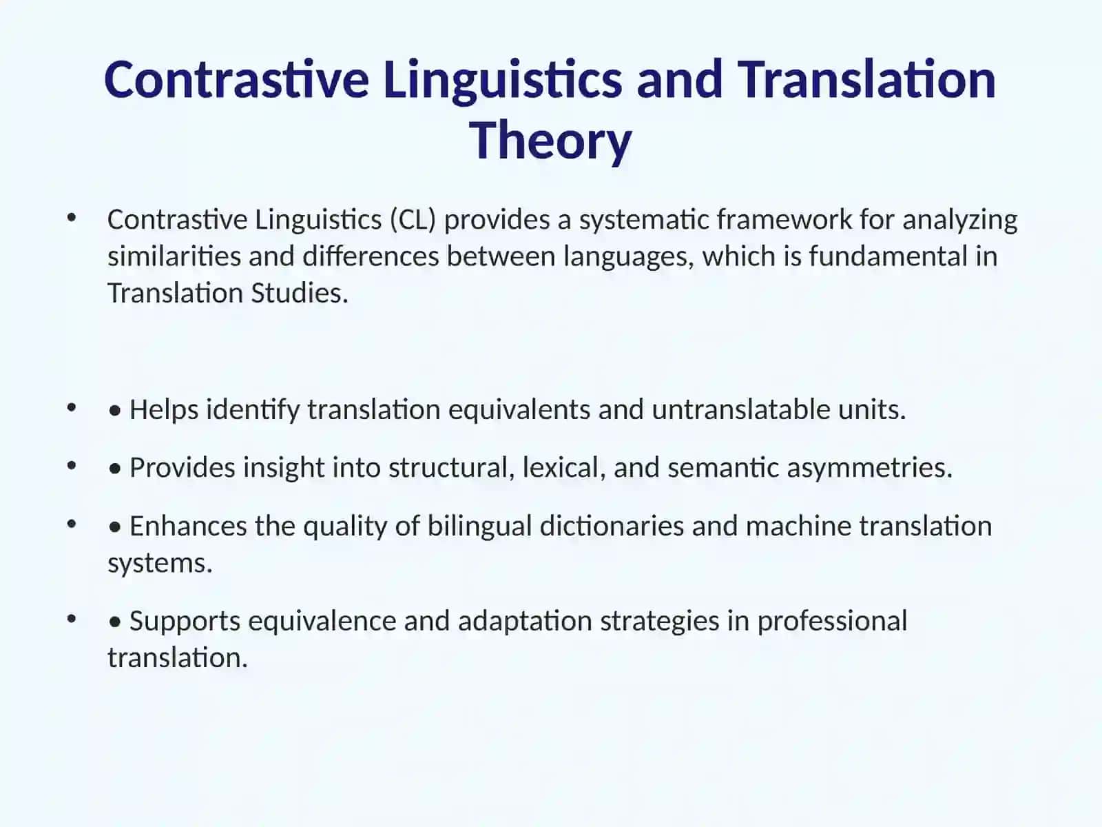 Interdisciplinary Character of Contrastive Linguistics 2