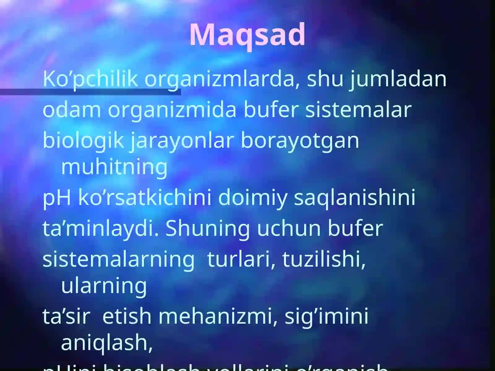 BUFER SISTEMALAR. 2