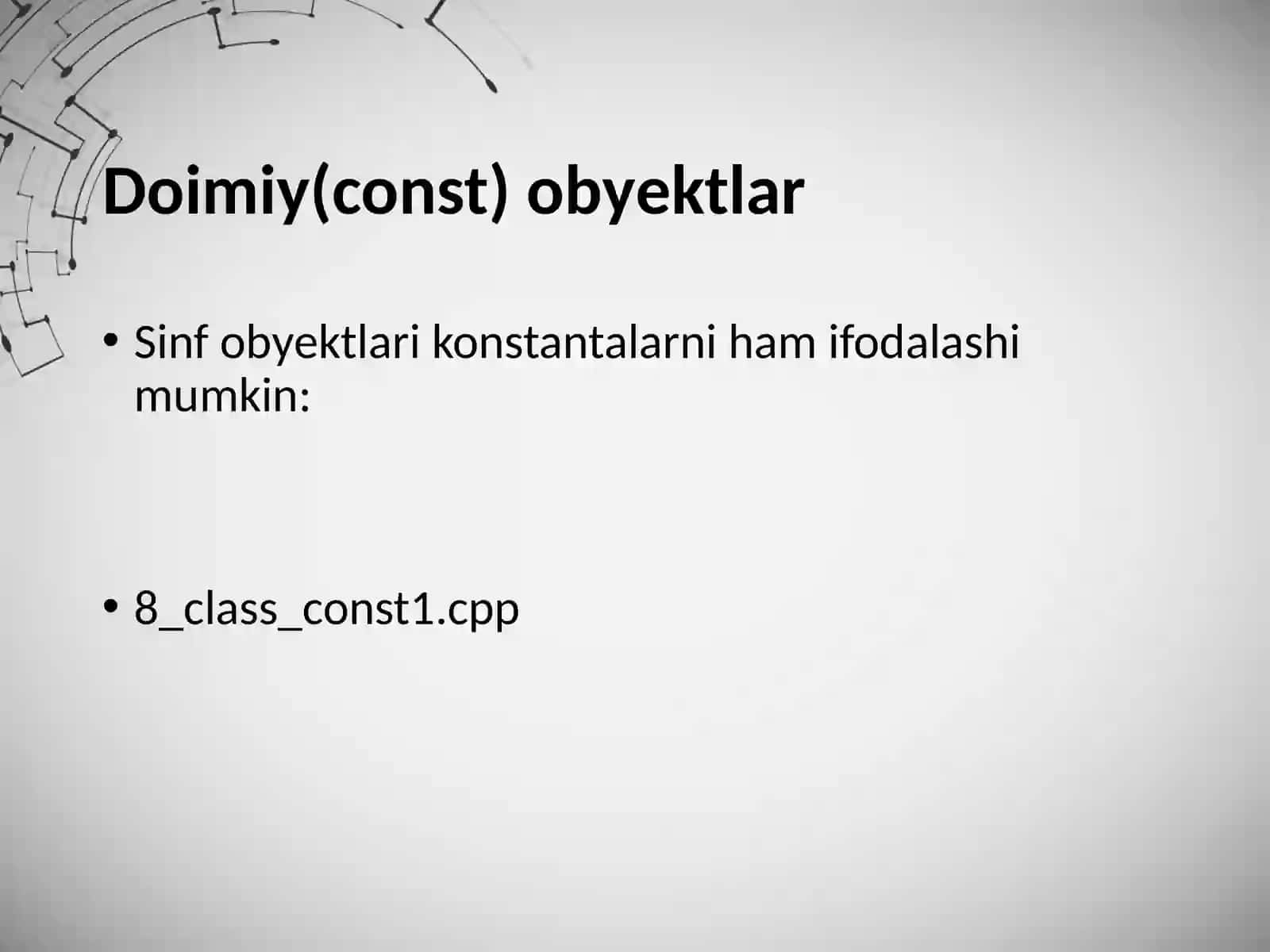 Konstanta maydonlar 2