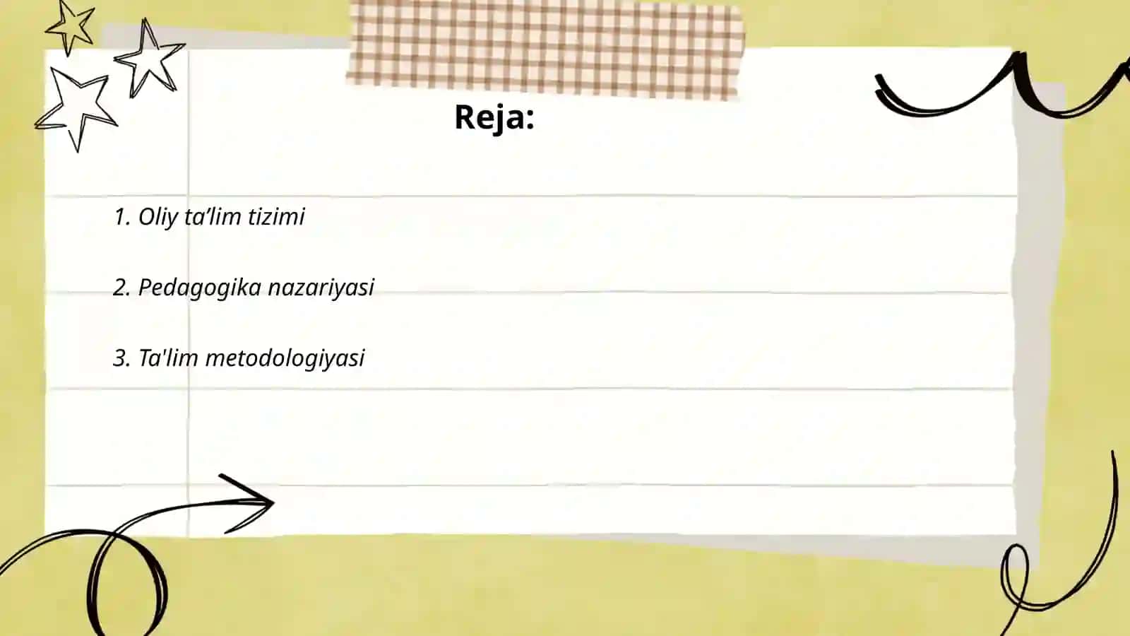 Oliy ta’limning davlat ta’lim standarti 2