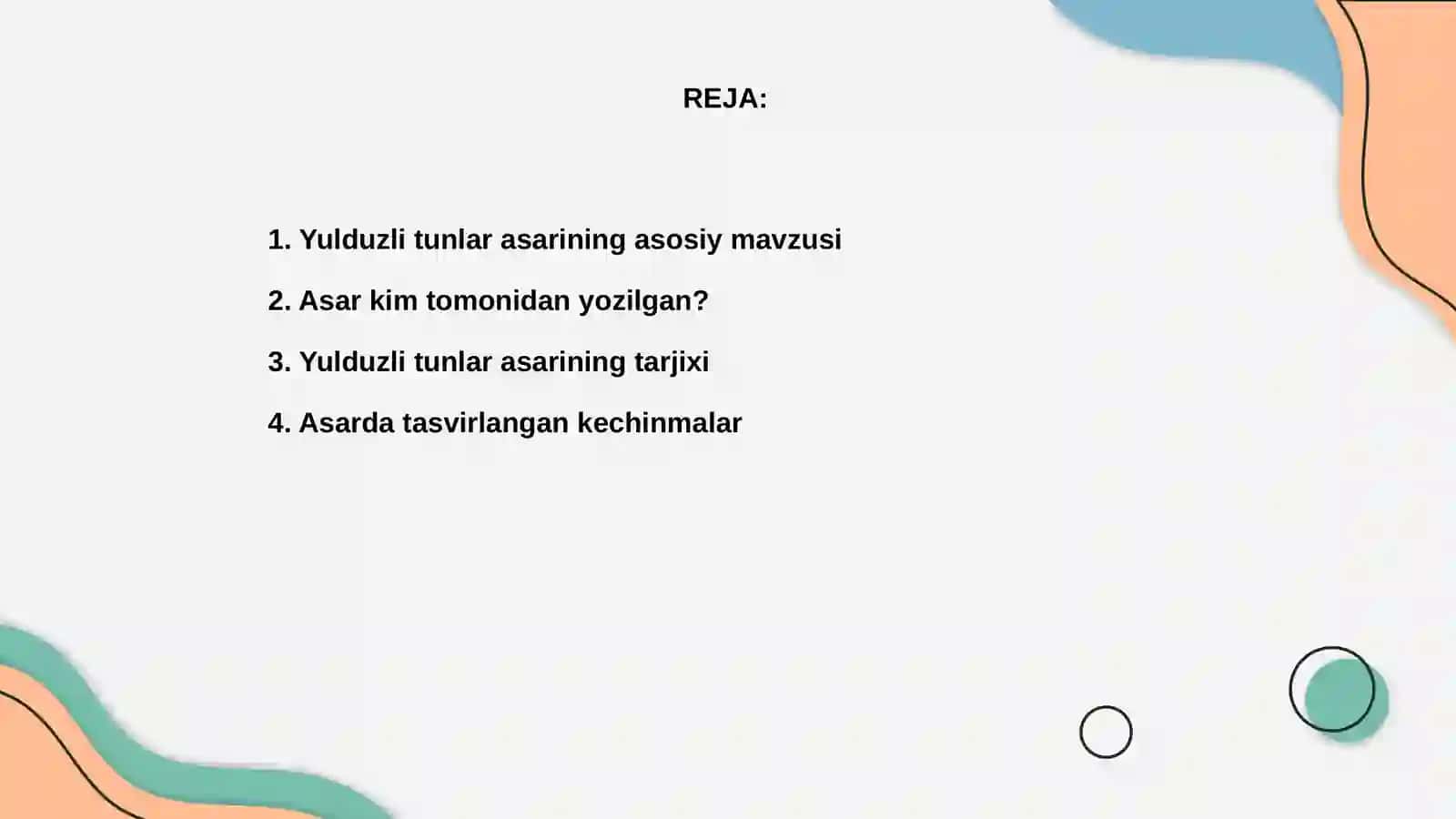 Yulduzli tunlar asari 2