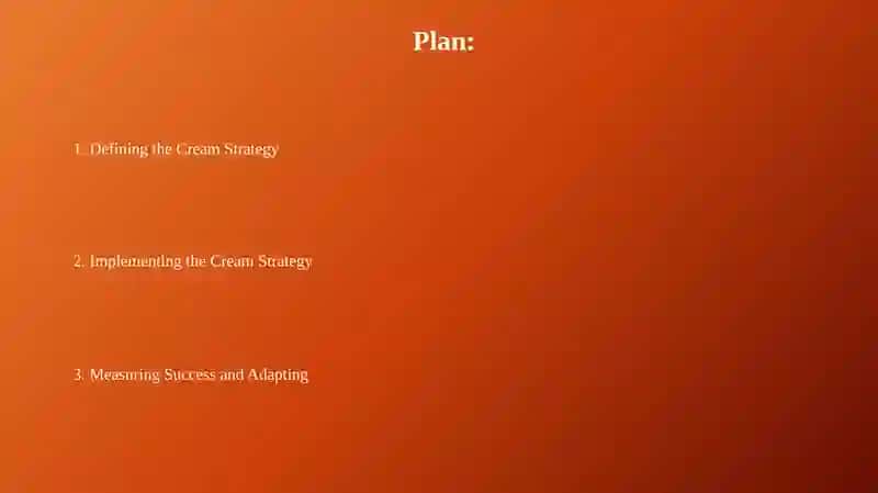 CREAM strategy 2