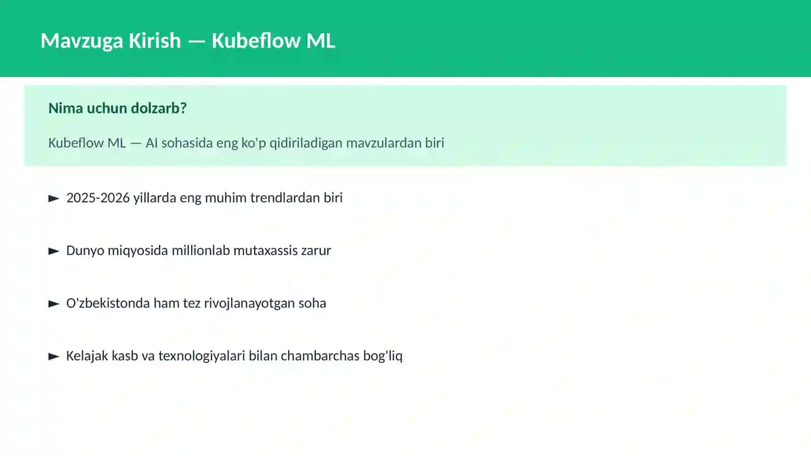 Kubeflow ML 2
