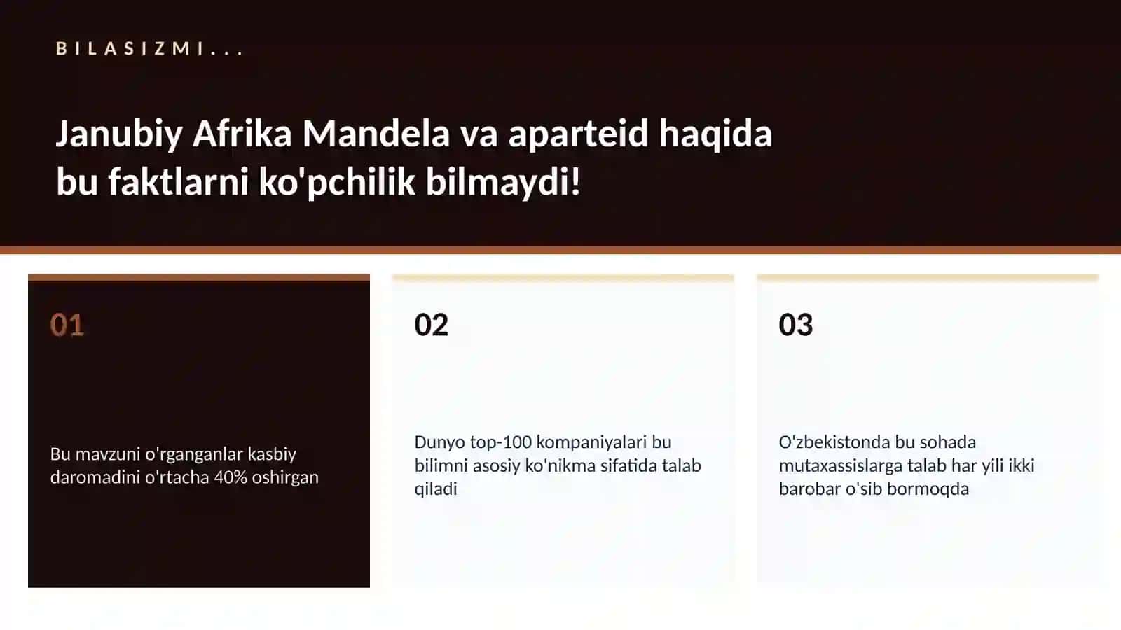 Janubiy Afrika Mandela va aparteid 2