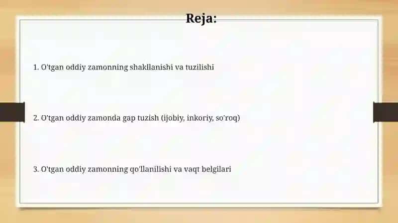 Past simple 2