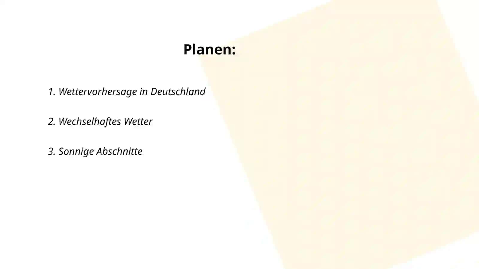 Wechselhaft mit sonnigen Abschnitten 2