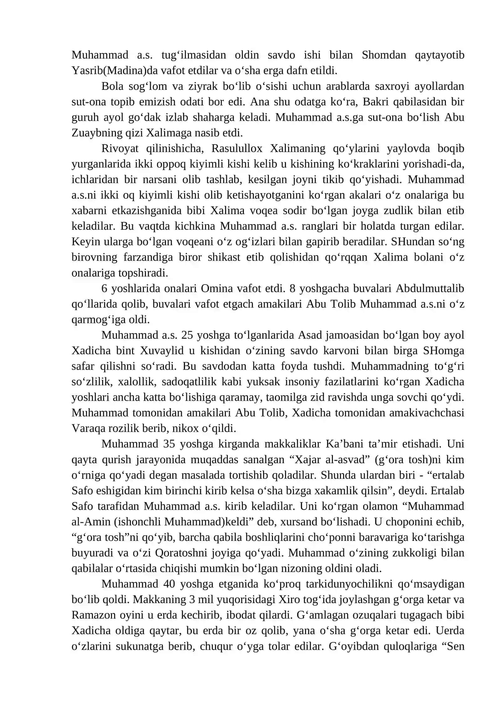 6-mavzu: Islom dini 2