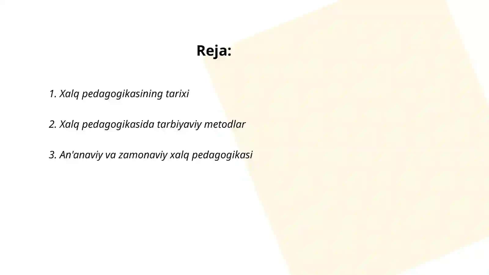 Xalq pedagogikasi 2