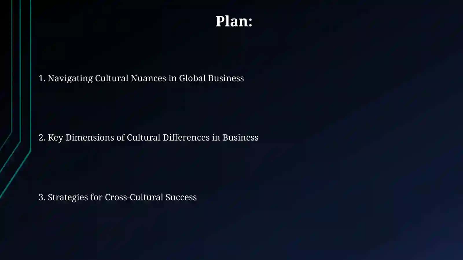 Cultural differences in business 2