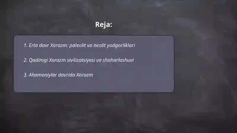 Xorazm tarixi 2