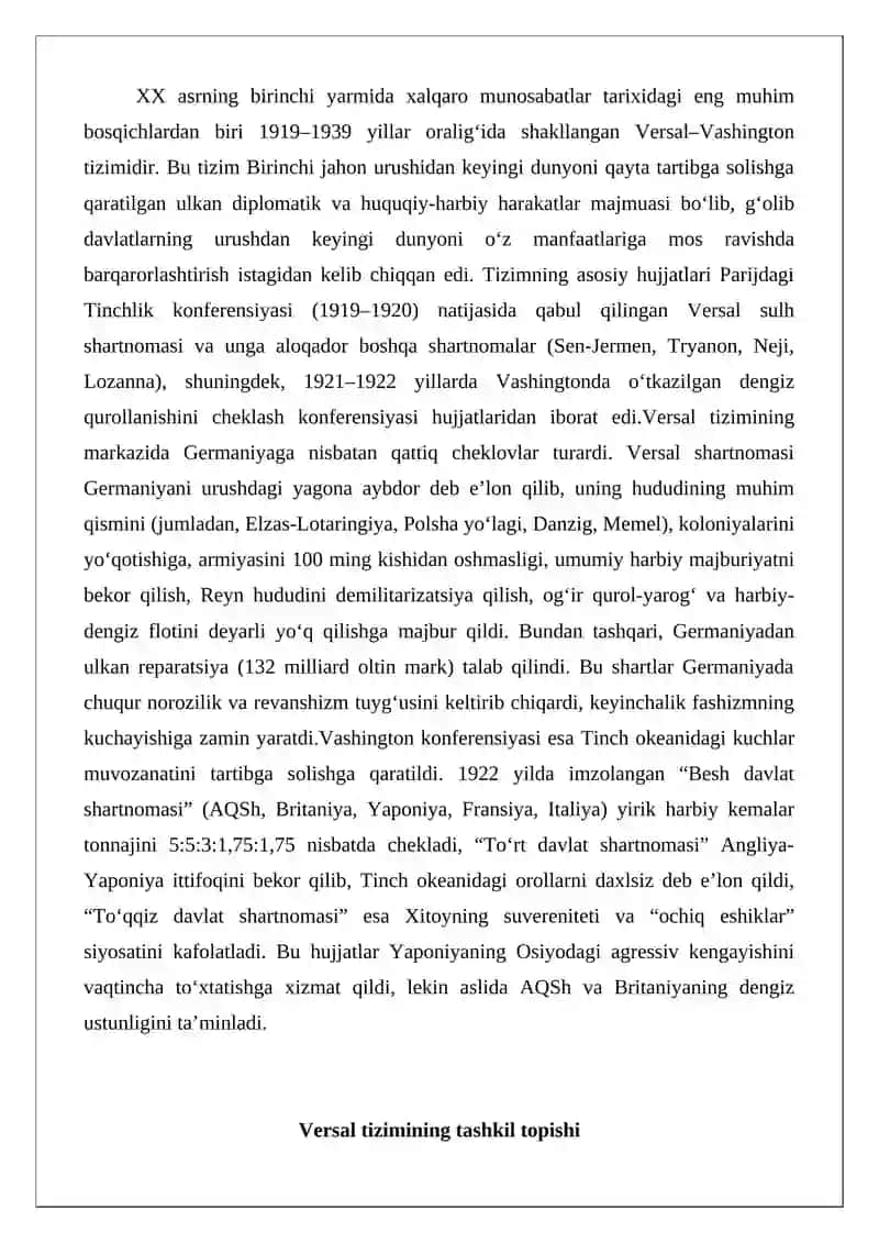 Versal-Vashington tizimi 2