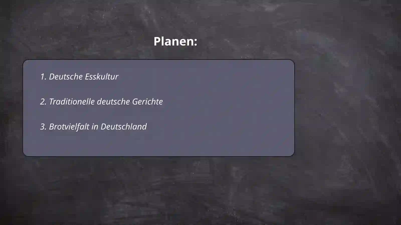 Deutsche Esskultur 2