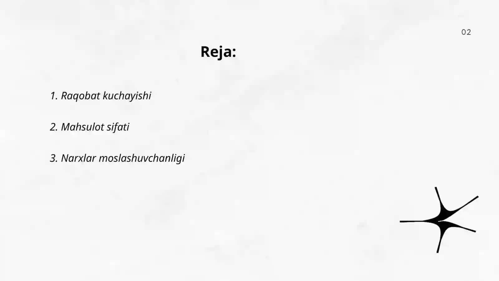 Raqobat kuchayishi 2