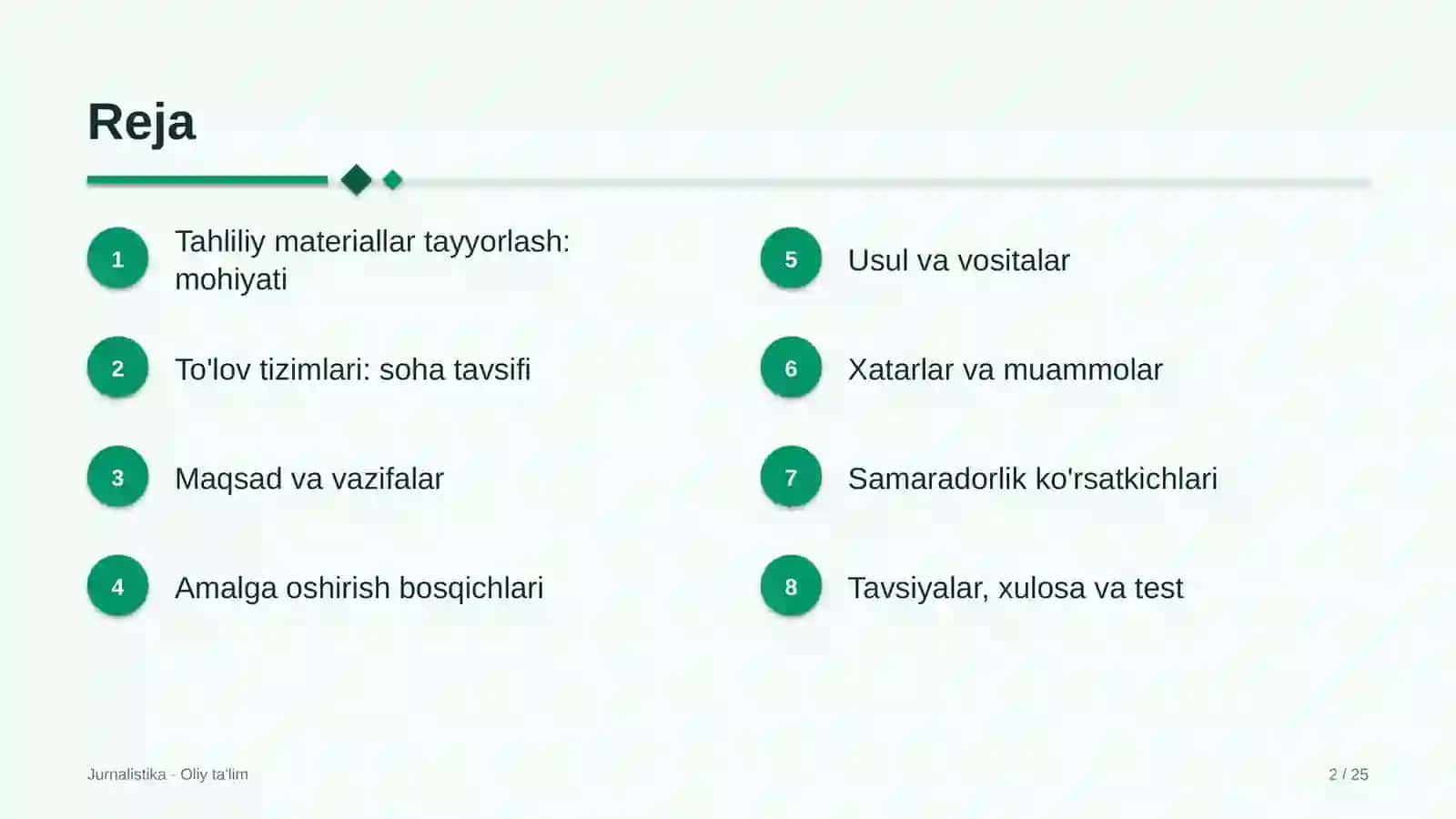 to'lov tizimlarida tahliliy materiallar tayyorlash 9548 2