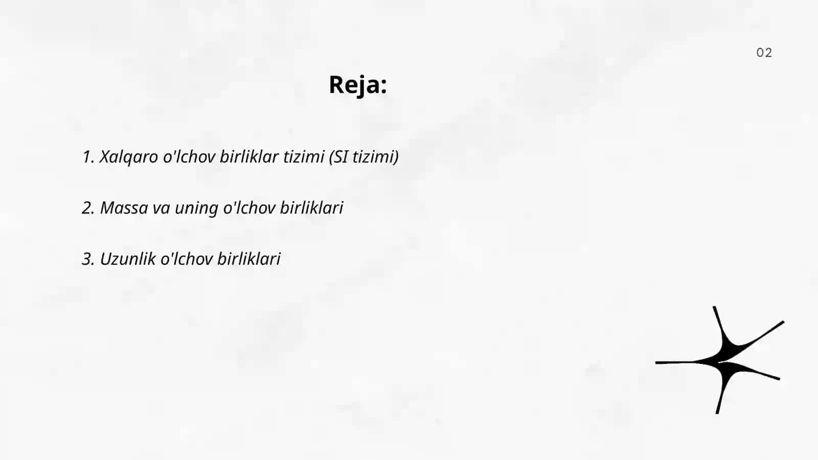 Xalqaro o'lchov birlikdagi bog'liqlik 2