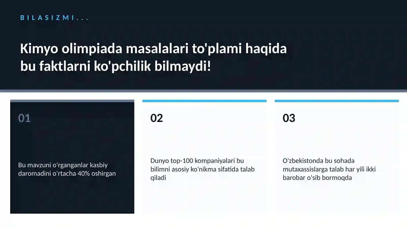 Kimyo olimpiada masalalari to'plami 2