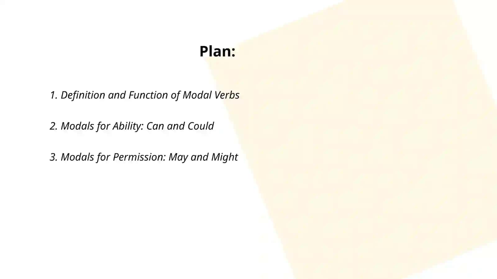Modal verbs 2