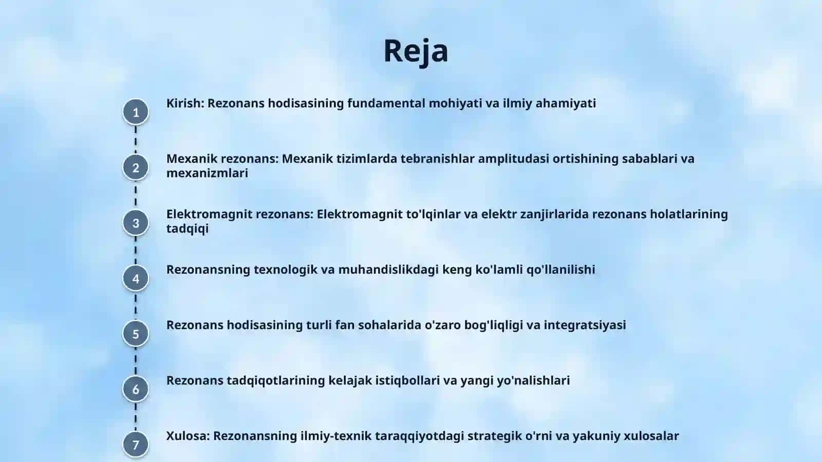 Rezonans hodisasi 2