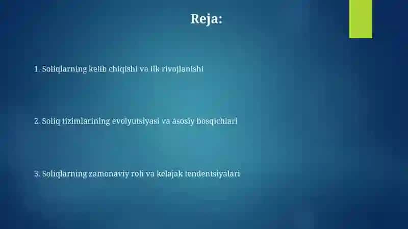 Soliqlarning kelib chiqishi va evolyutsiyasi 2