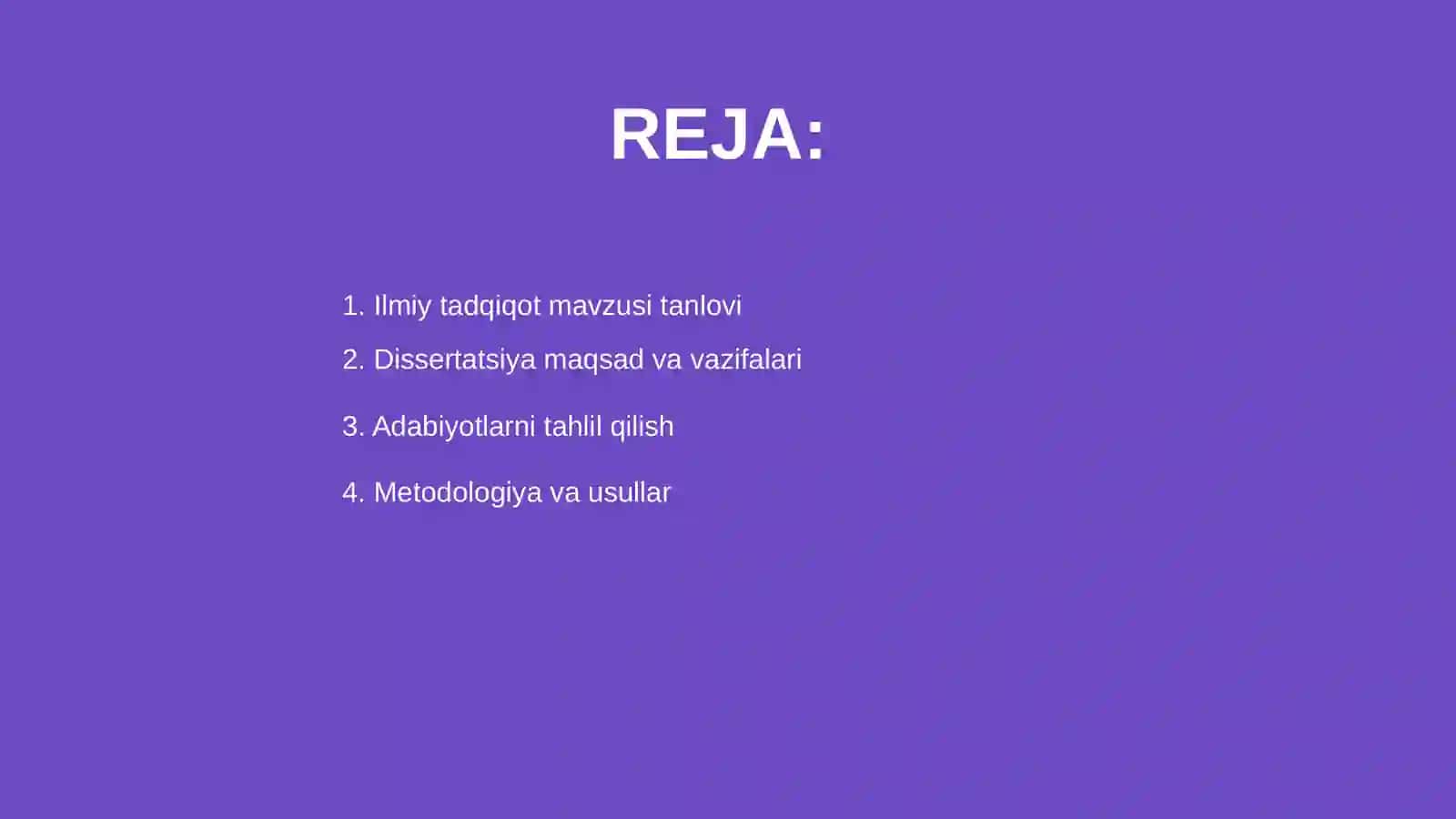 Magistrlik dissertatsiyasiga qo‘yiladigan talablar 2
