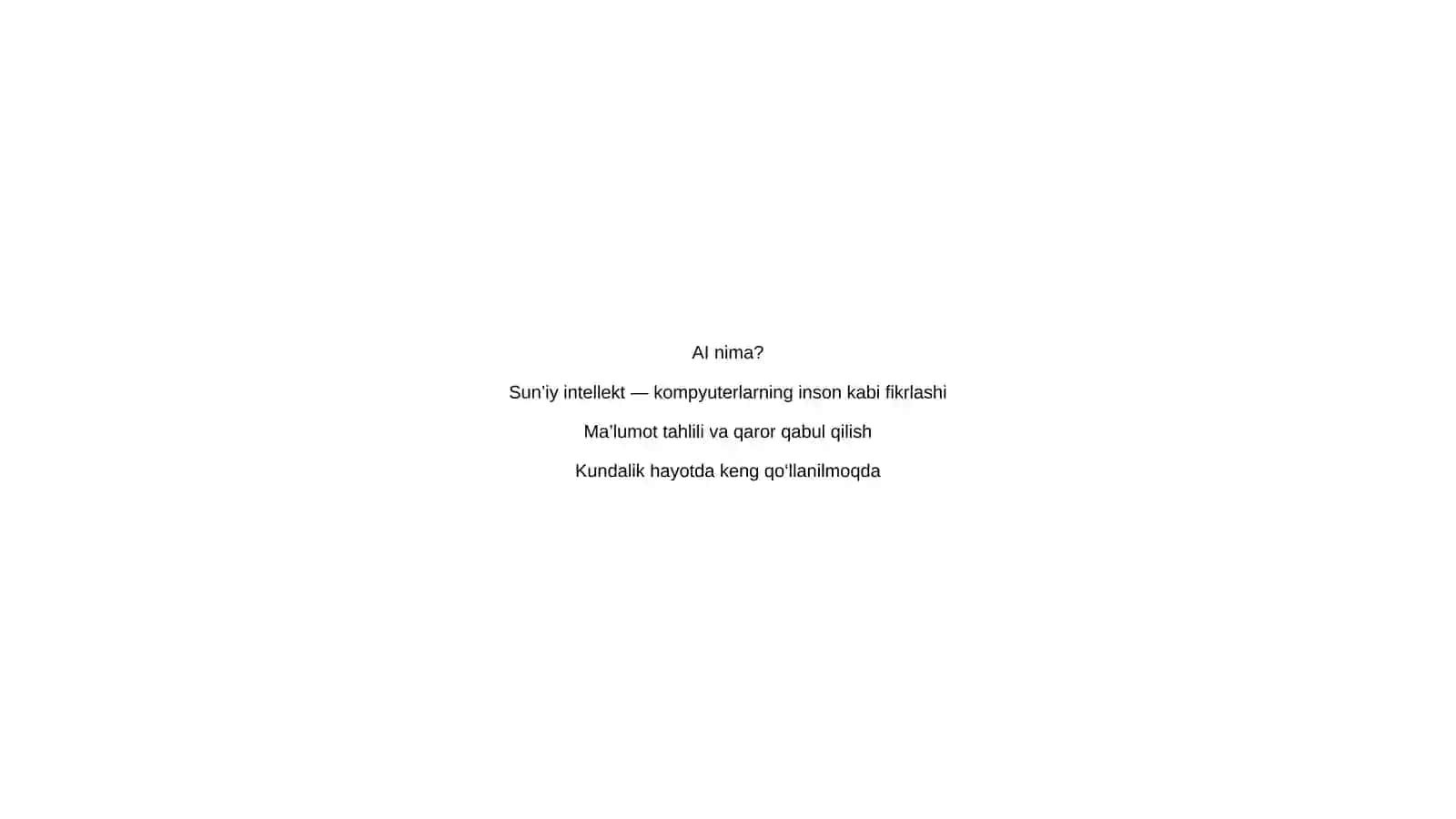 Sun’iy intellekt (AI) ning insoniyatga tahdidlari 2