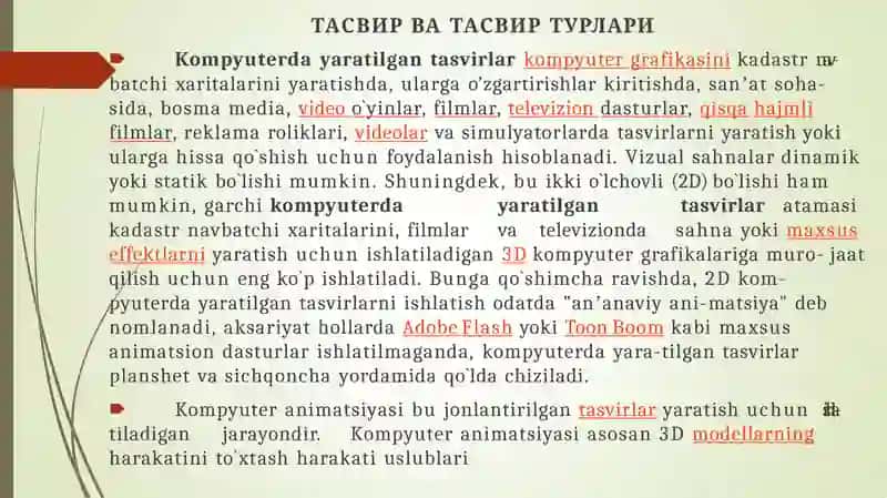 ТАСВИРВАТАСВИРТУРЛАРИ 2