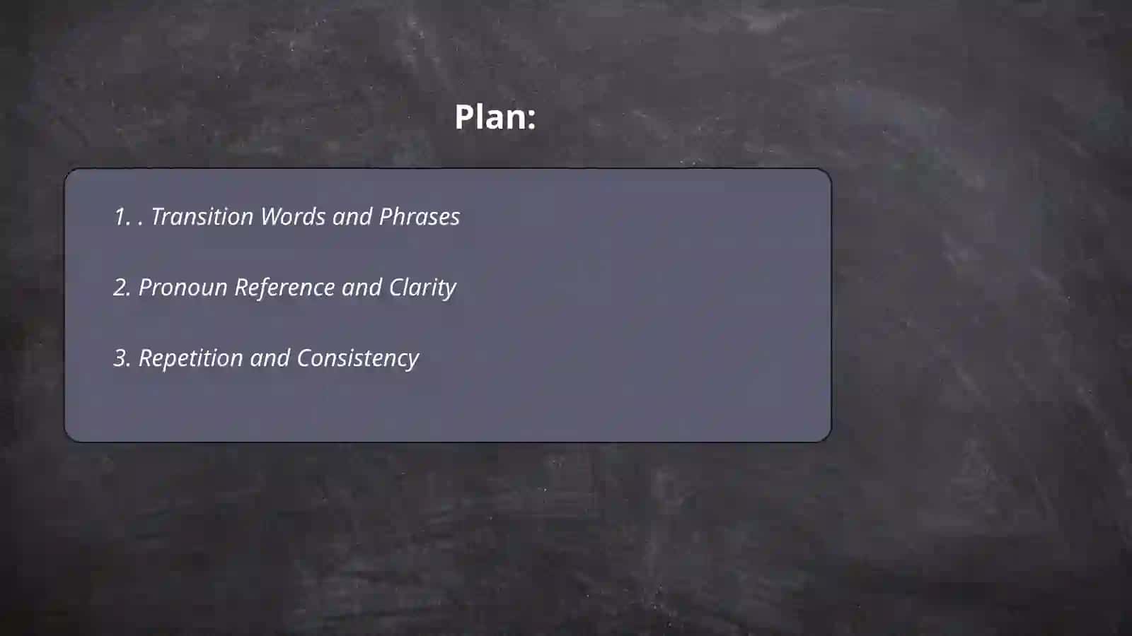 Transition Words and Phrases 2