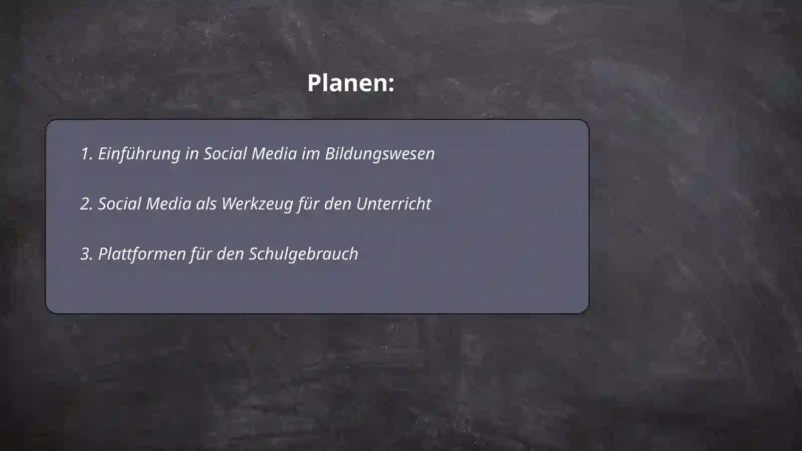 Effektiver Einsatz von Social Media im Unterricht 2