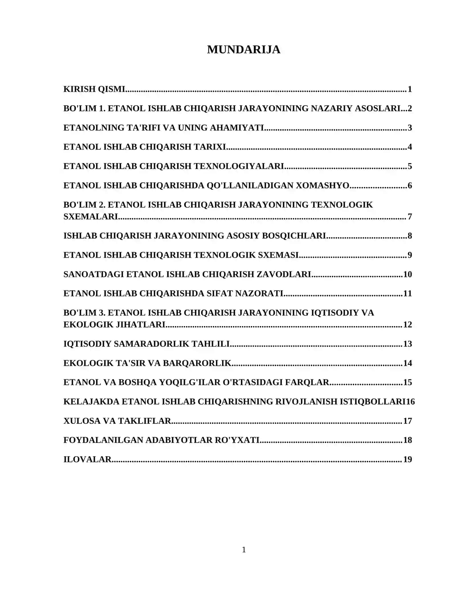 Etanol ishlab chiqarish texnologiyasi 2