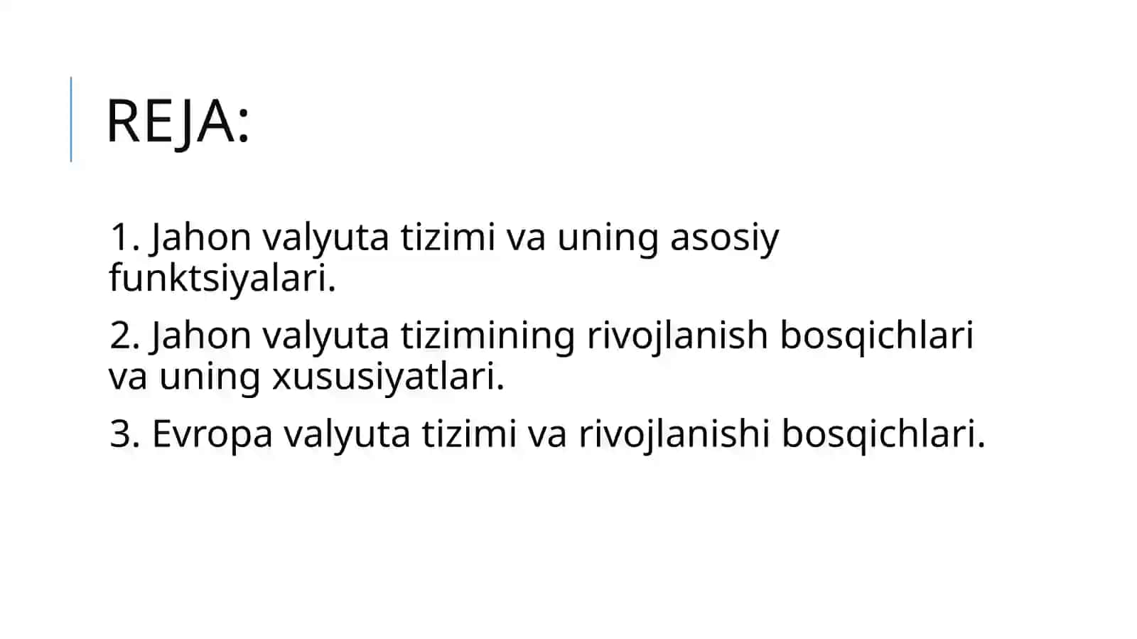 Jahon valyuta tizimi evolyutsiyasi 2