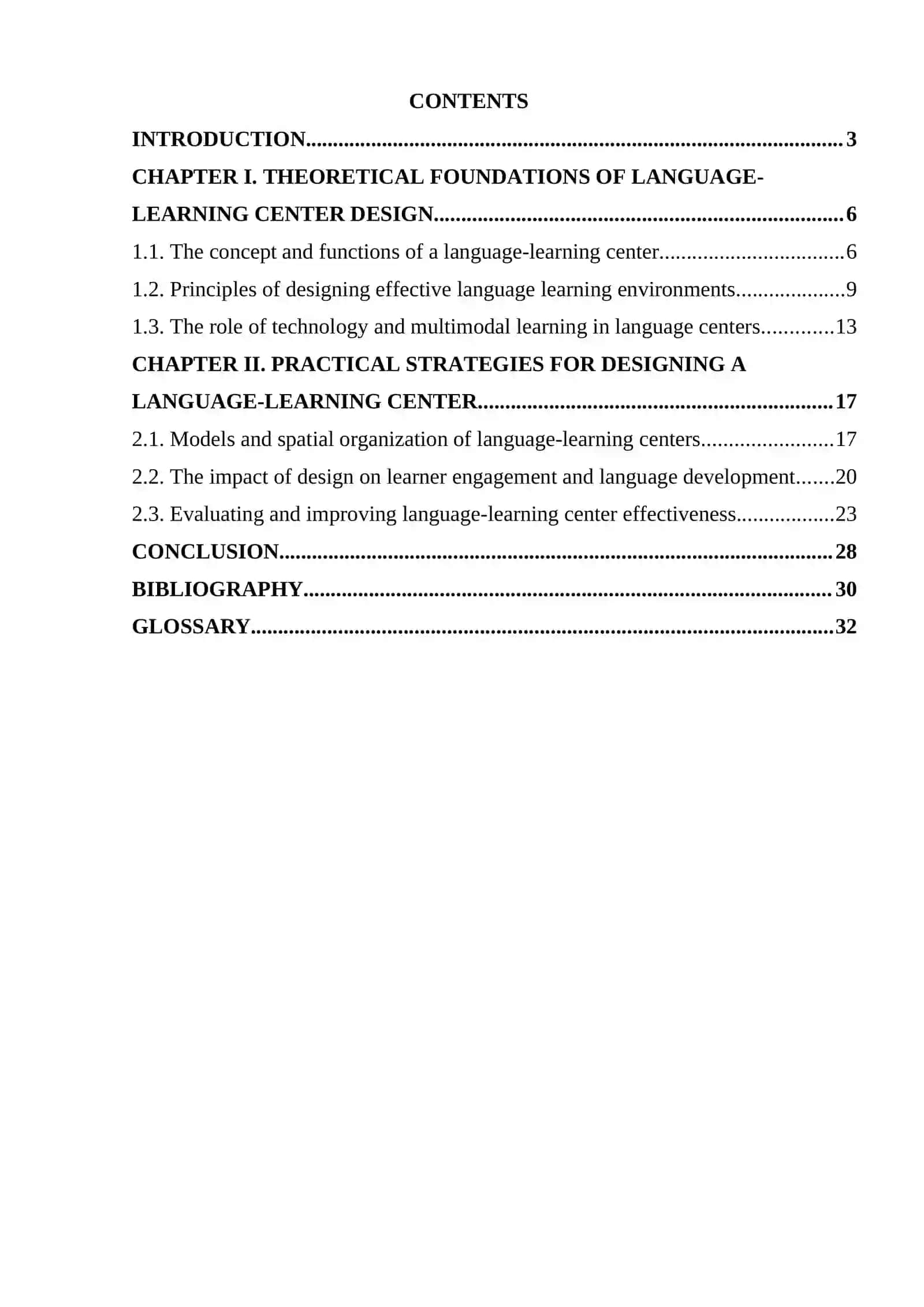 Course Paper: Strategies for Designing a Language-Learning Center 2