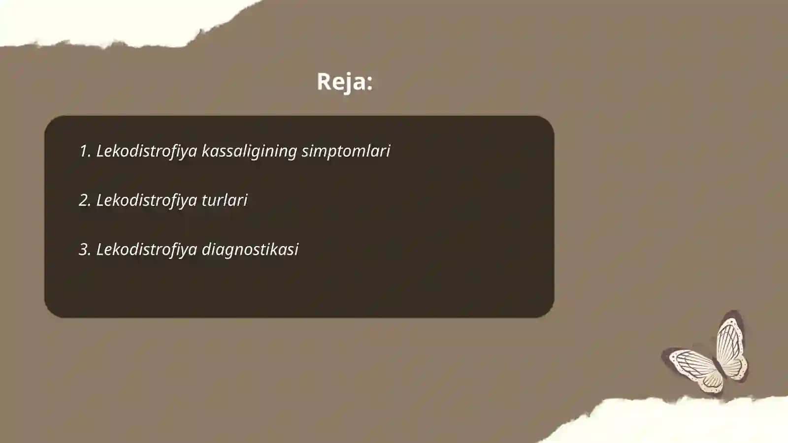 Lekodistrofiya kassaligi 2